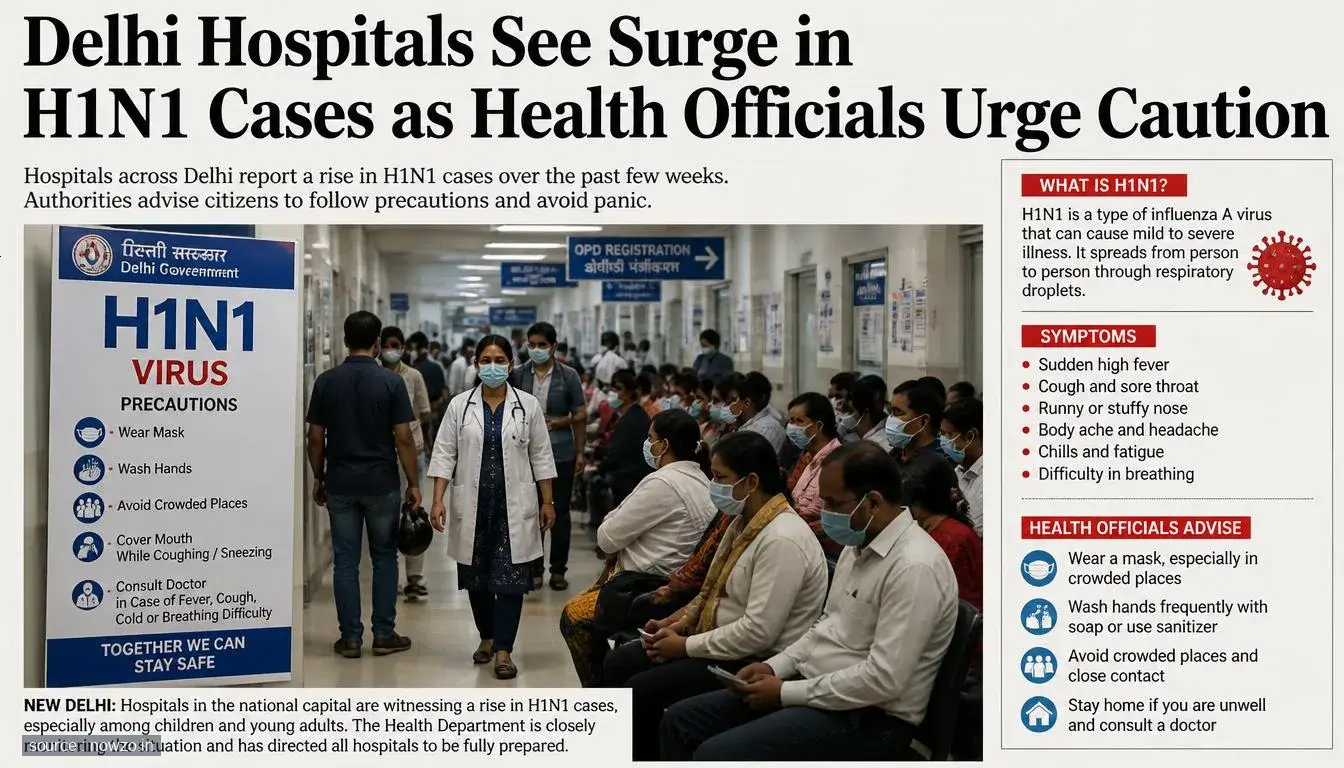 H1N1 Surge in Delhi: Symptoms, Cases, Health Alert