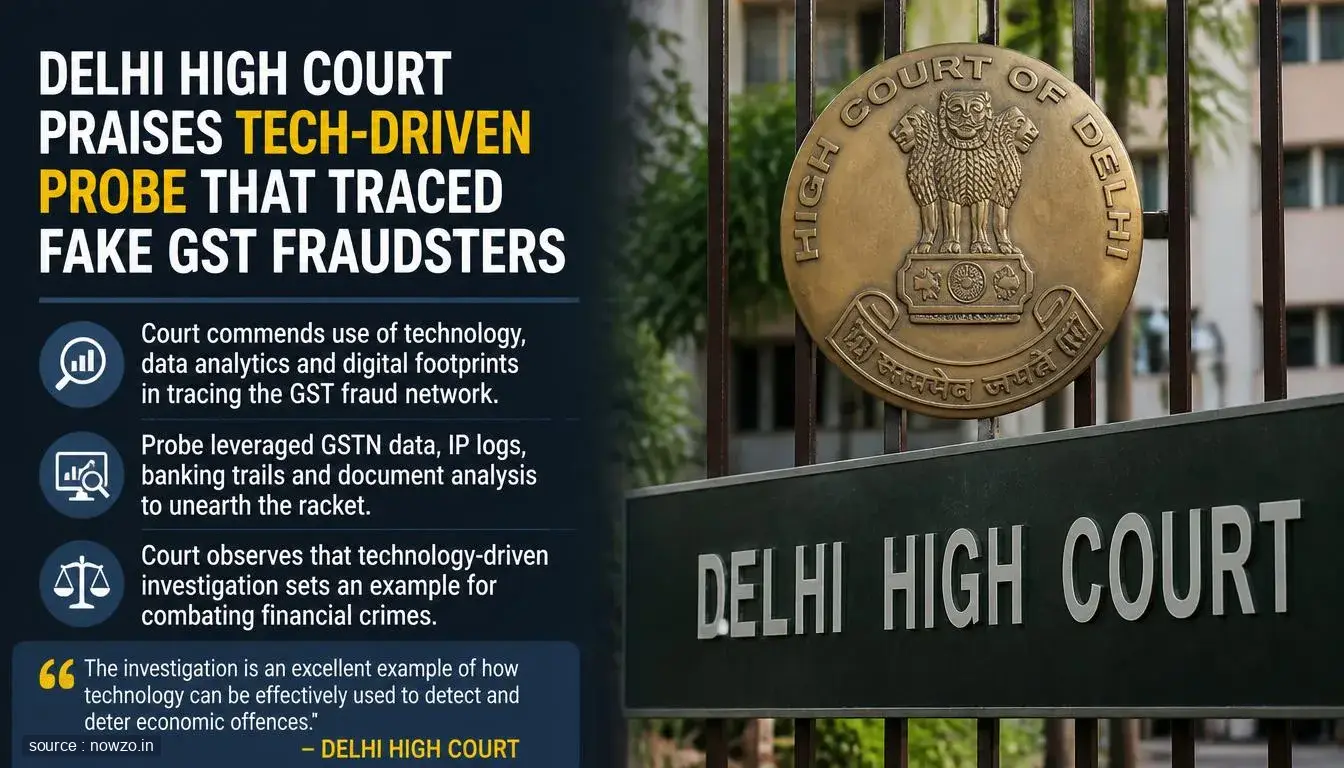 Delhi High Court Hails Scientific GST Fraud Probe — General news