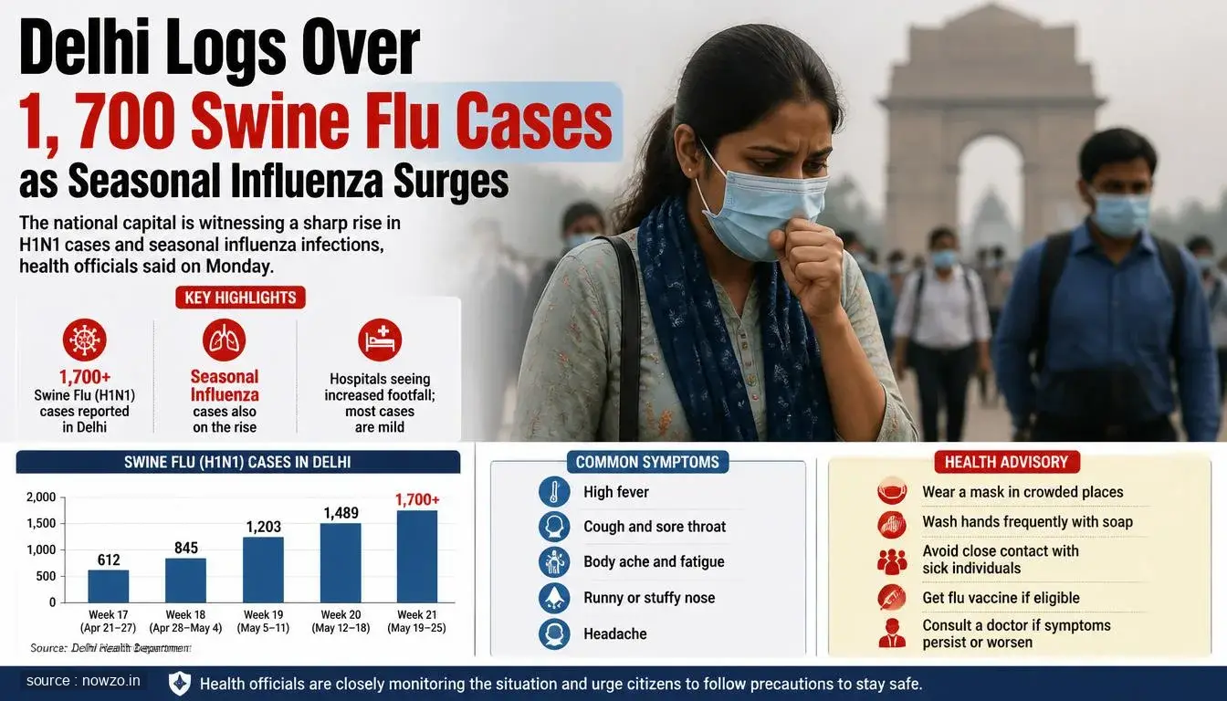 Delhi Swine Flu Cases Cross 1,700 Amid H1N1 Surge — Health news