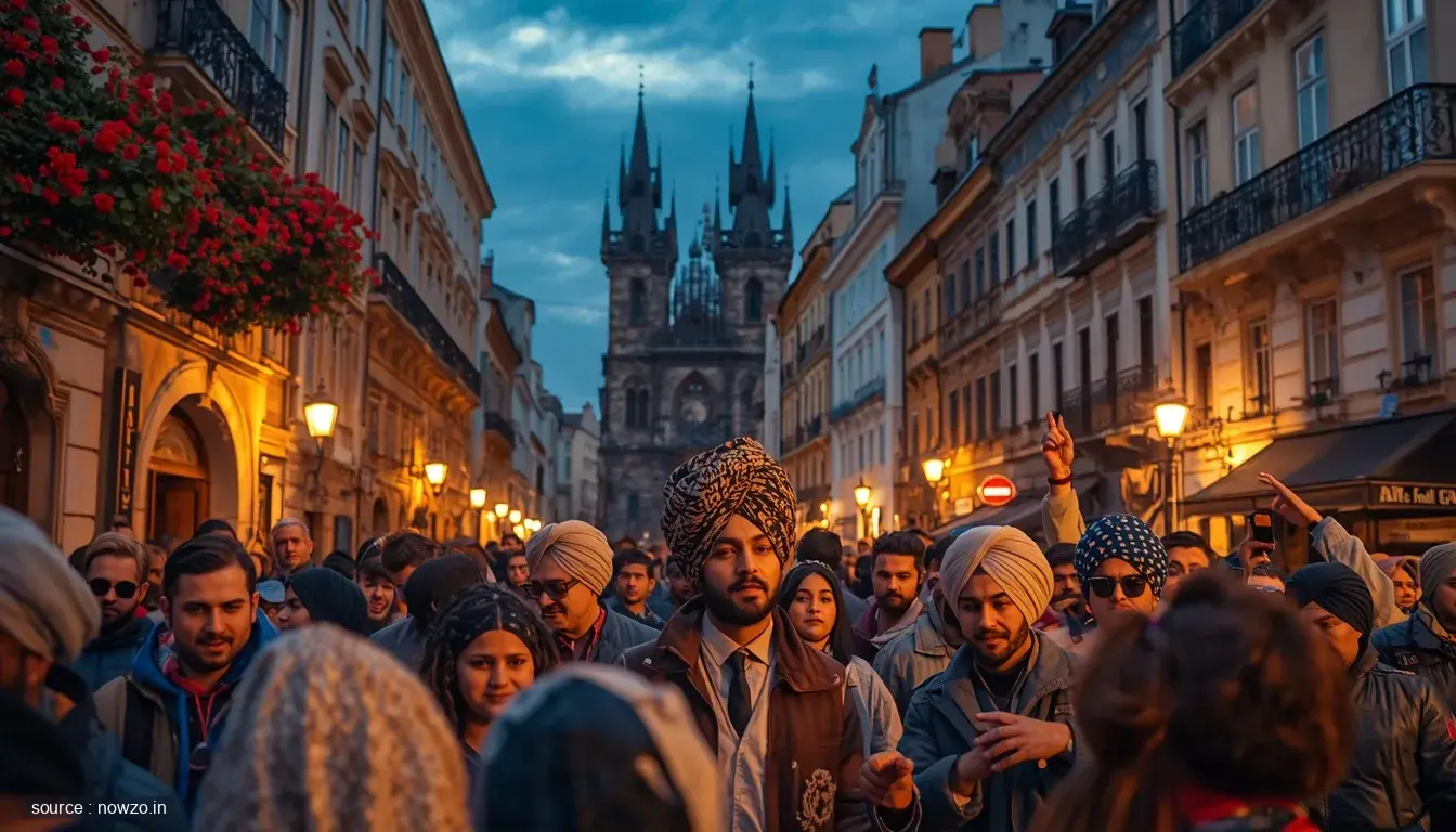 Diljit Dosanjh Teaches Bhangra in Prague on Aura Tour — Entertainment news
