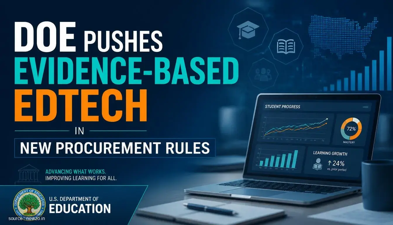 DOE EdTech Guidance Requires Evidence for Procurement — Education news