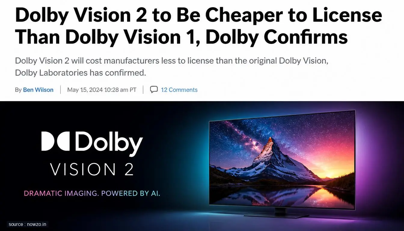 Dolby Vision 2 Cheaper to License, Coming to Budget TVs — Technology news