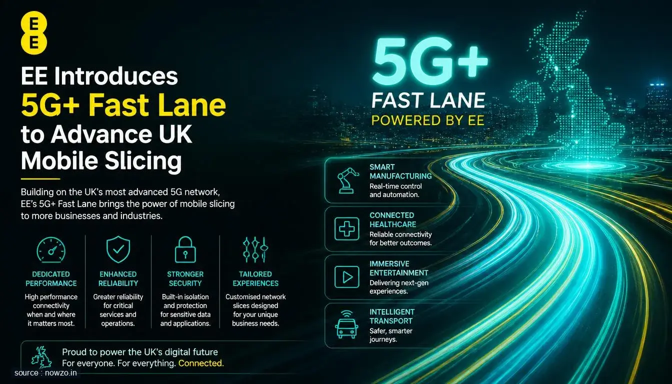 EE 5G+ Fast Lane Expands UK Network Slicing — Technology news