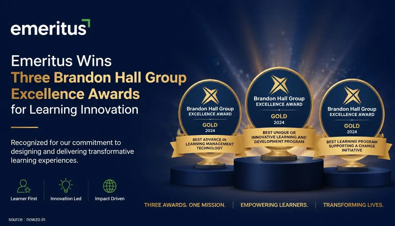 Emeritus Wins Three Brandon Hall Excellence Awards — Education news