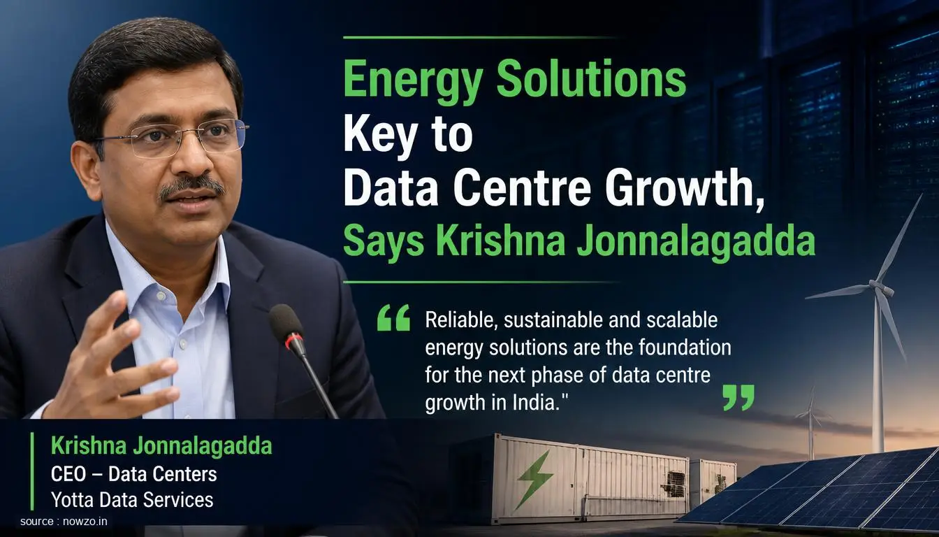 Energy Solutions Crucial for Data Centres: Jonnalagadda — Technology news