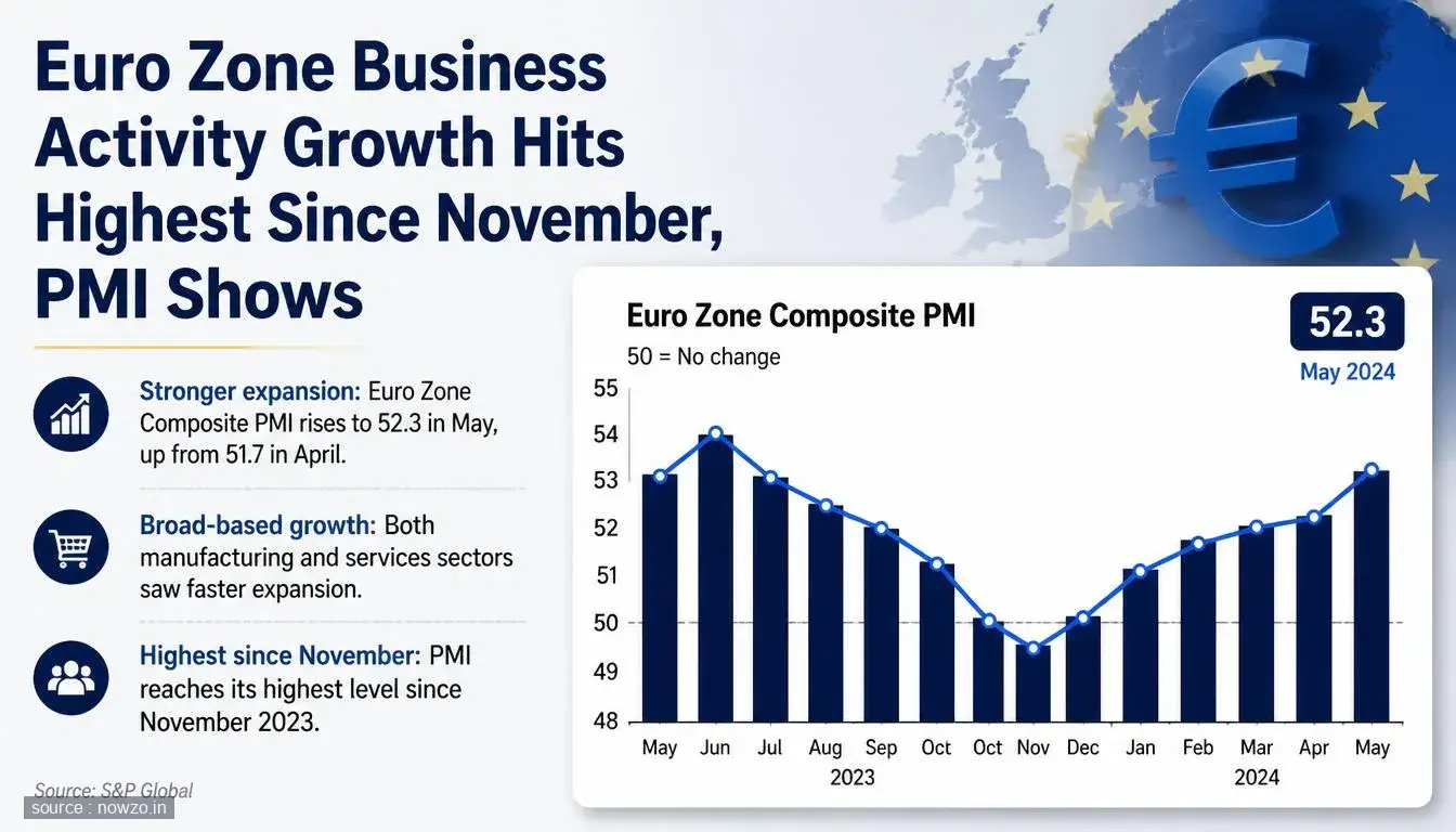 Euro Zone Business Activity Growth Hits Highest Since Novemb