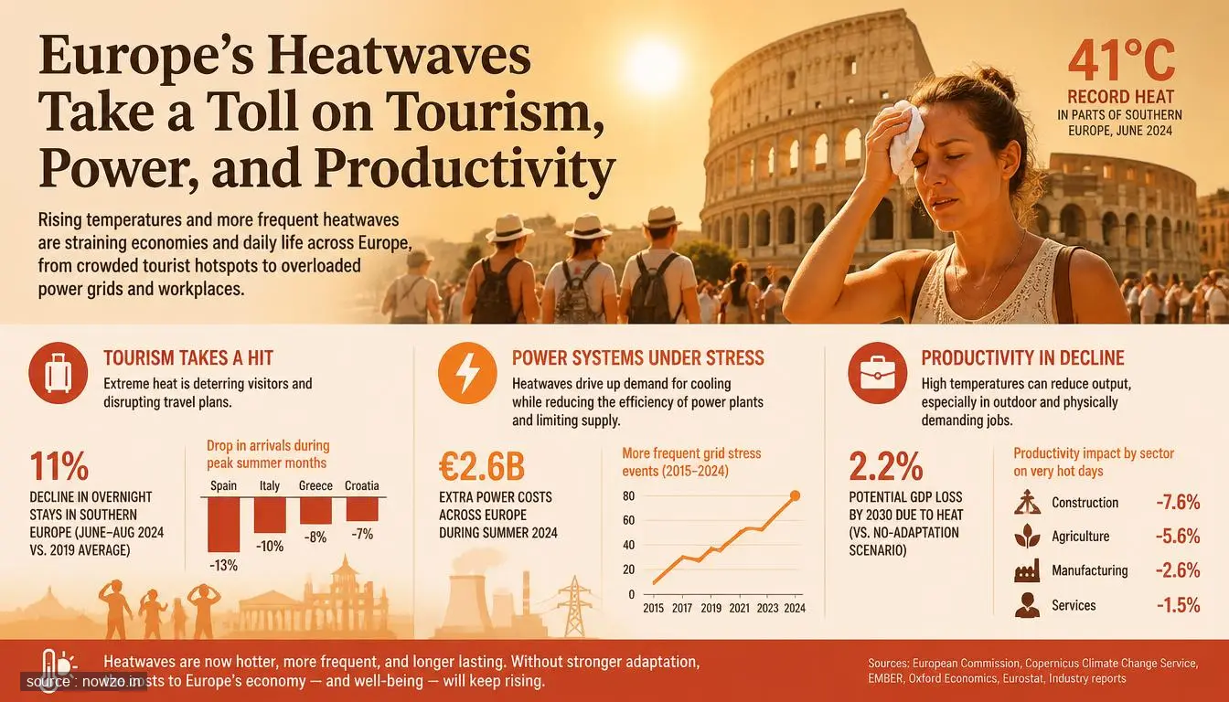 Europe Heatwaves: Economic Impact on Tourism & Power — World news
