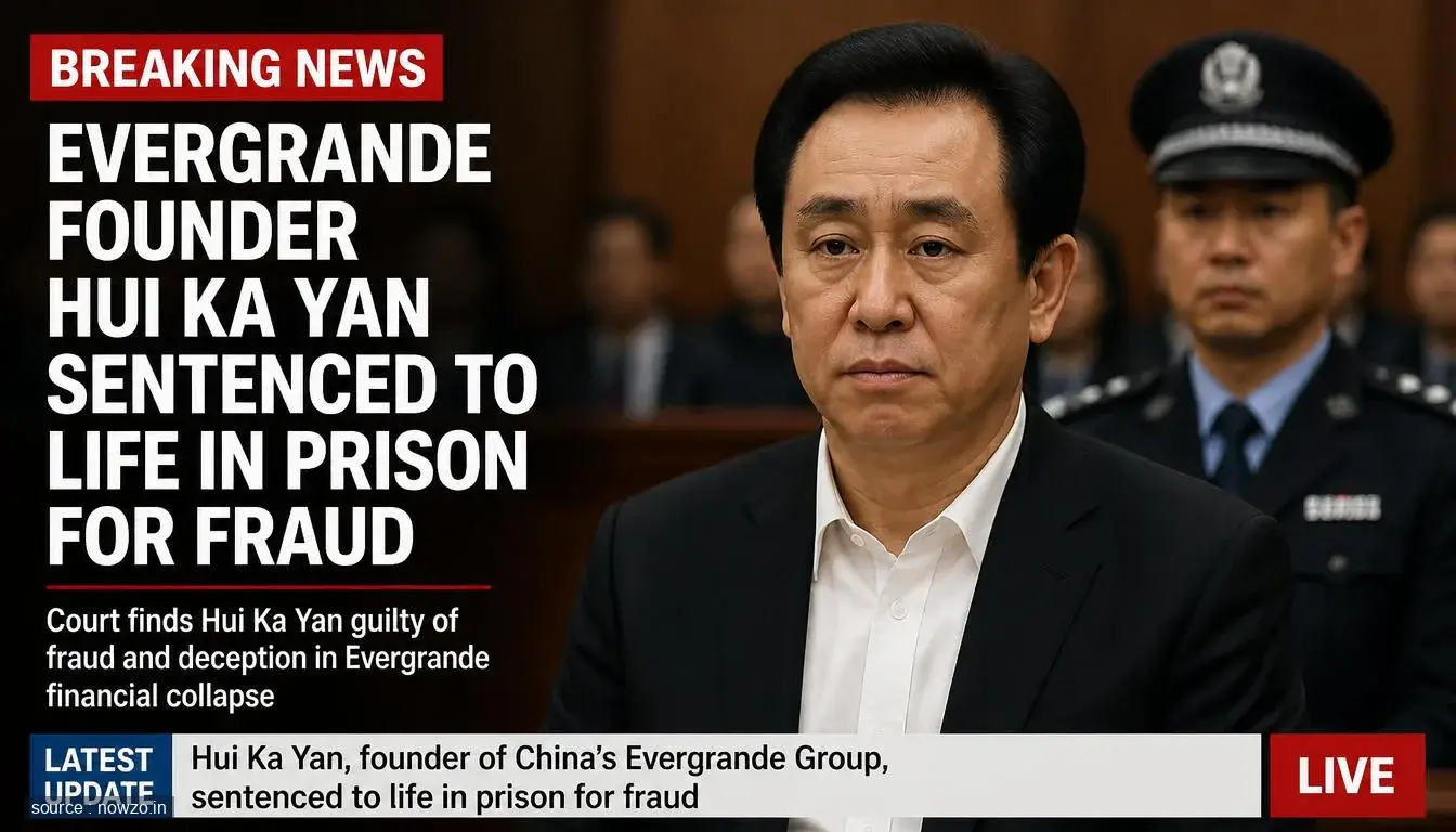 Evergrande Founder Hui Ka Yan Gets Life Sentence — Business news