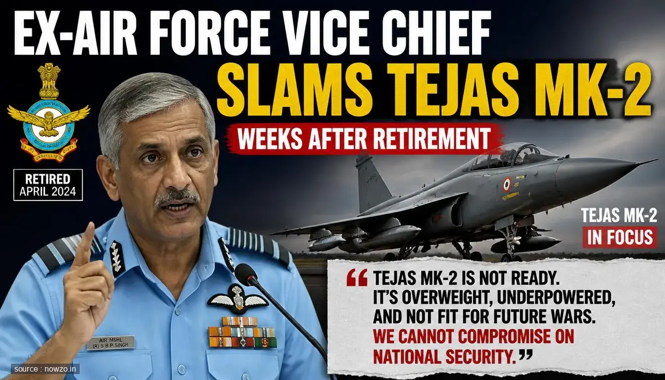 Tejas Mk-2 Criticized by Ex-Air Force Vice Chief — General news