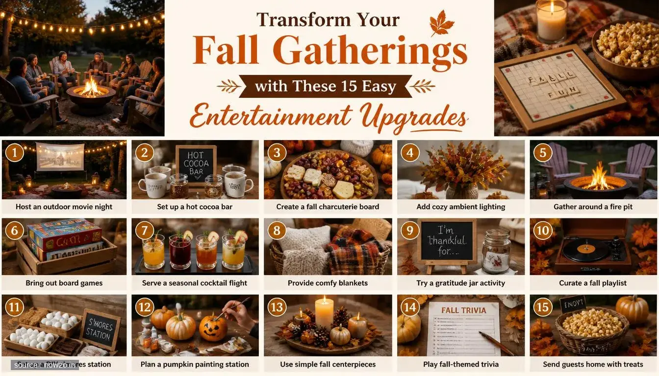 Transform Your Fall Gatherings with These 15 Easy Entertainment Upgrades