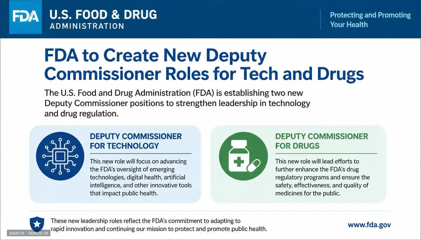 FDA to Create New Deputy Commissioner Roles for Tech and Drugs