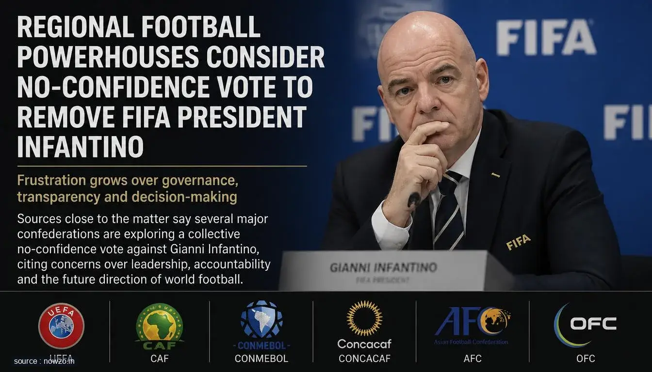 FIFA Infantino No-Confidence Vote: Regional Powers Plot Oust — Sports news