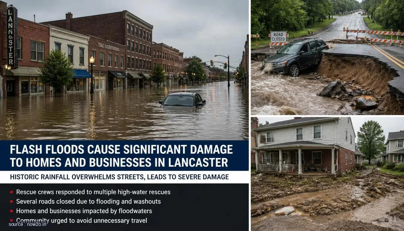 Lancaster Flash Floods Damage Homes and Businesses — General news