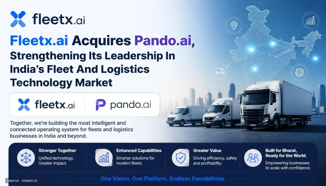 Fleetx.ai Acquires Pando.ai: India Logistics Tech — Business news
