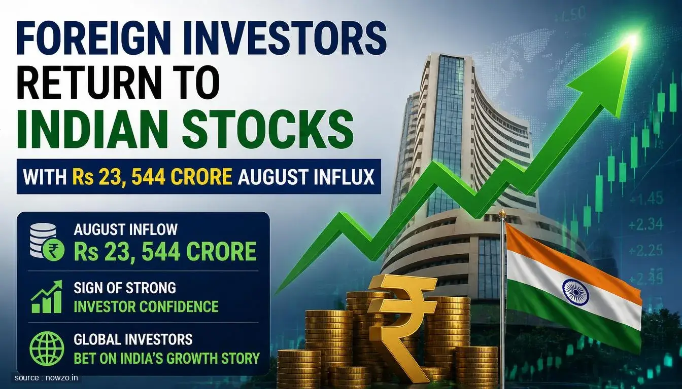 Foreign Investors Pour Rs 23,544 Crore into Indian Equities — Finance news