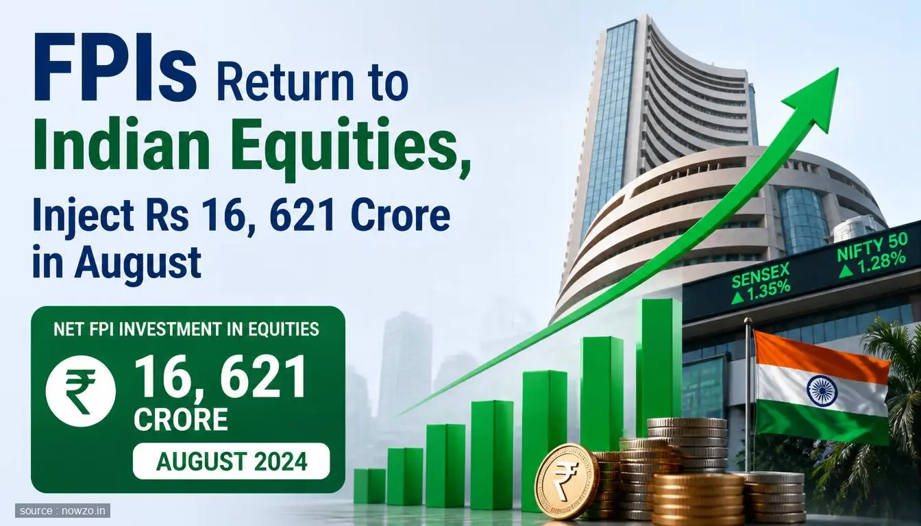 FPIs Pump Rs 16,621 Crore into Indian Equities in August — Finance news