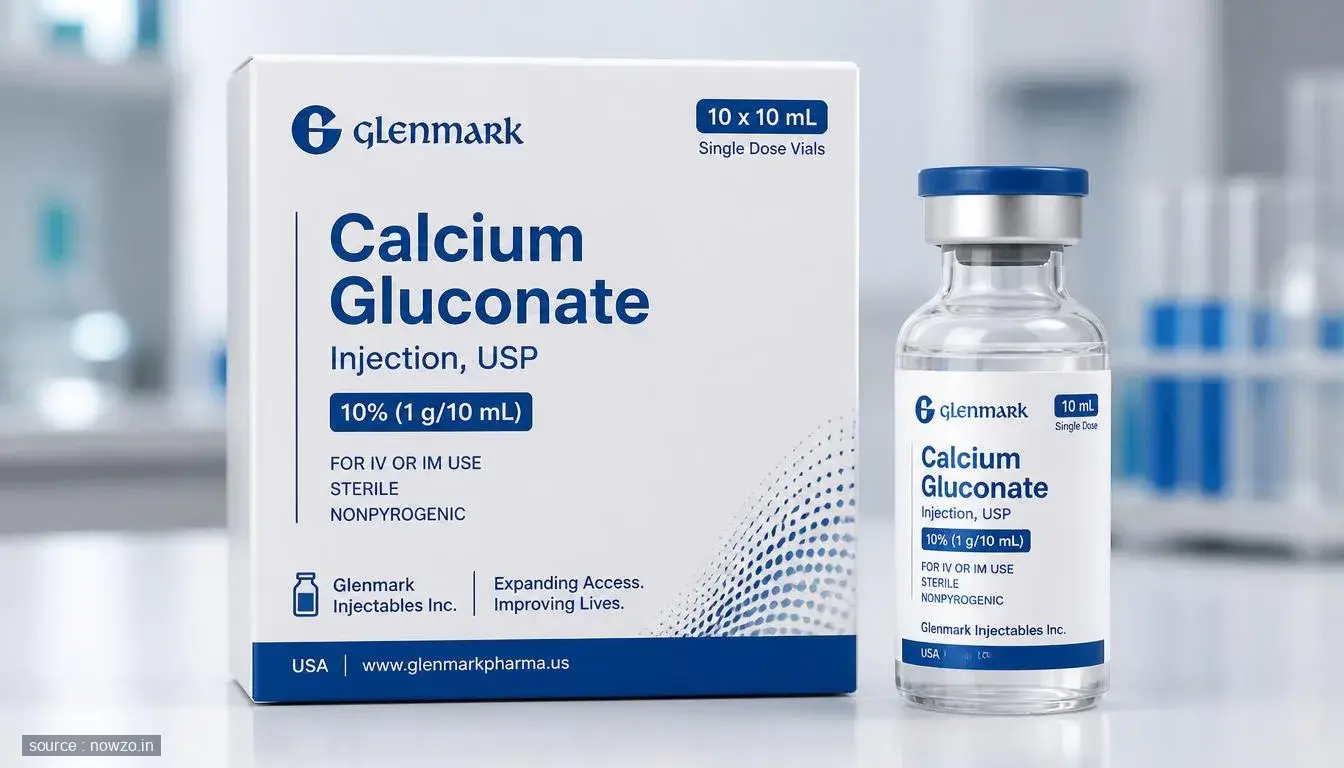 Glenmark Launches Calcium Gluconate in US Injectables Market — Business news