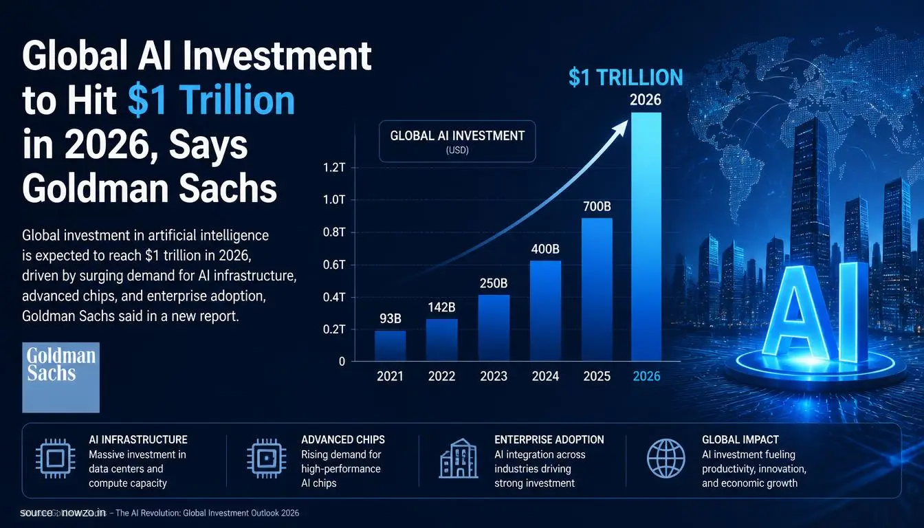AI Investment $1 Trillion 2026: Goldman Sachs Forecast