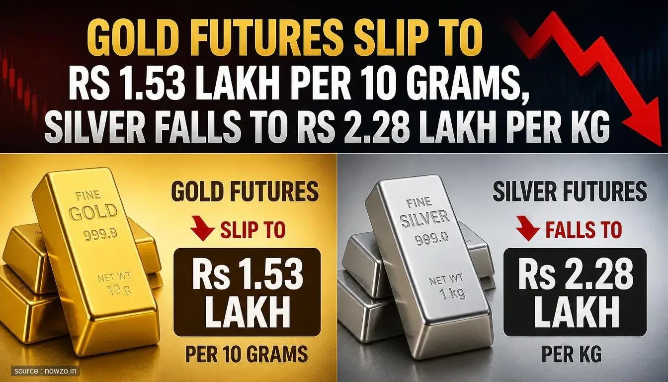 Gold Futures at Rs 1.53 Lakh, Silver Drops to Rs 2.28 Lakh — Business news