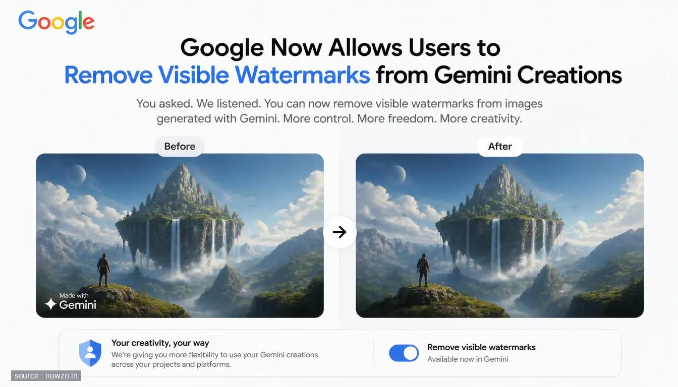 Google Gemini Watermark Removal Feature — Technology news