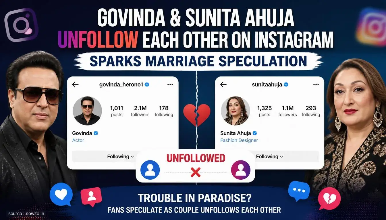 Govinda Sunita Ahuja Instagram Unfollow Marriage Trouble — Entertainment news