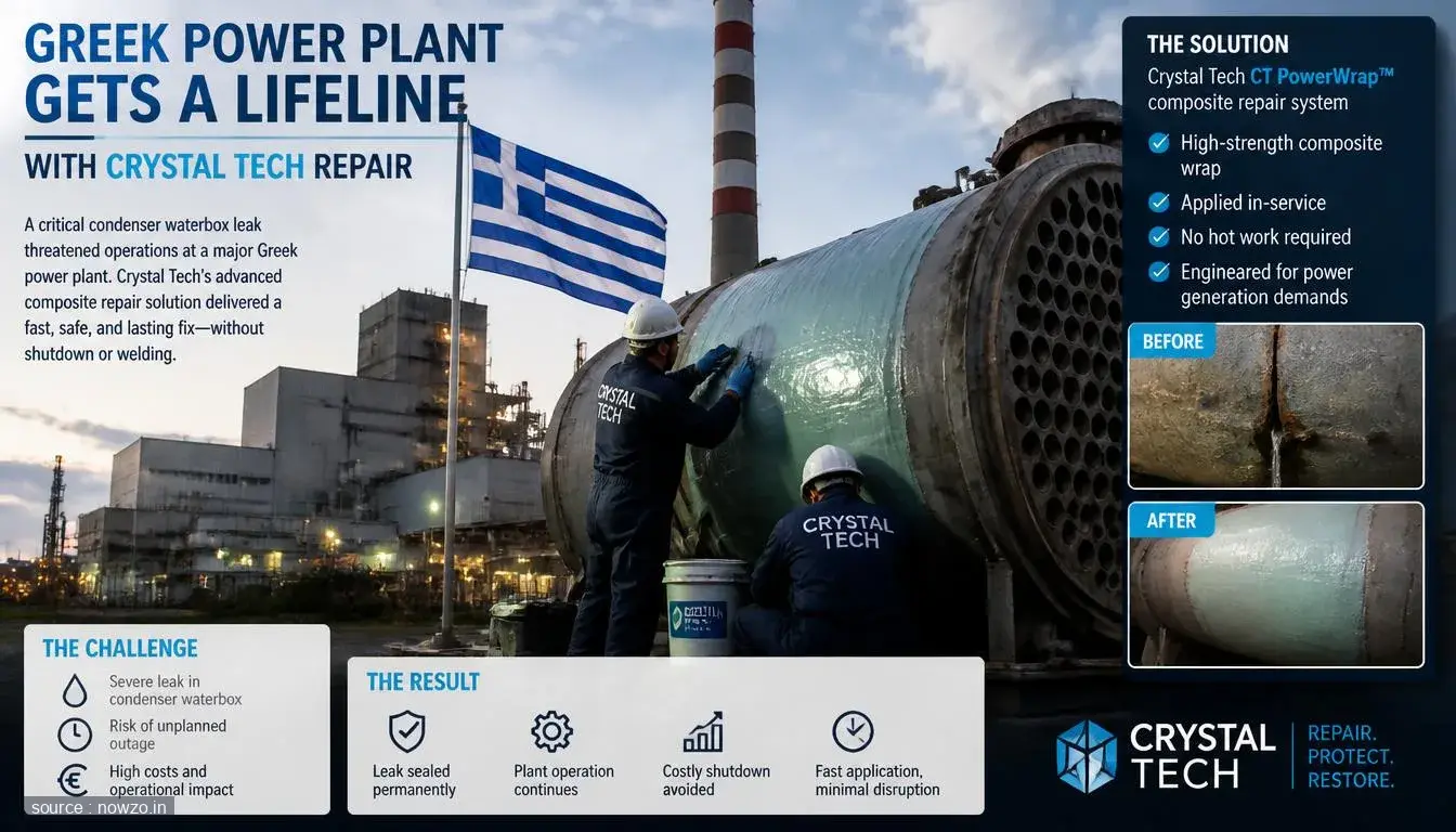 Greek Power Plant Gets a Lifeline with Crystal Tech Repair