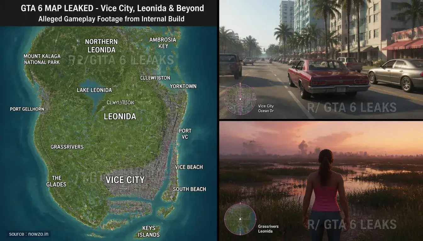 GTA 6 Map and Gameplay Leak Ahead of Netflix Premiere — Gaming news