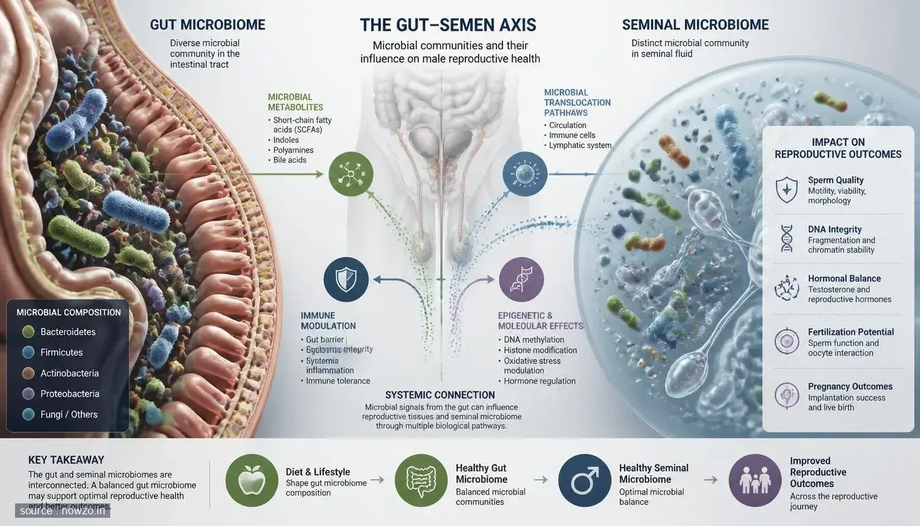 Gut and Seminal Microbiomes May Influence Reproductive Outco — Health news