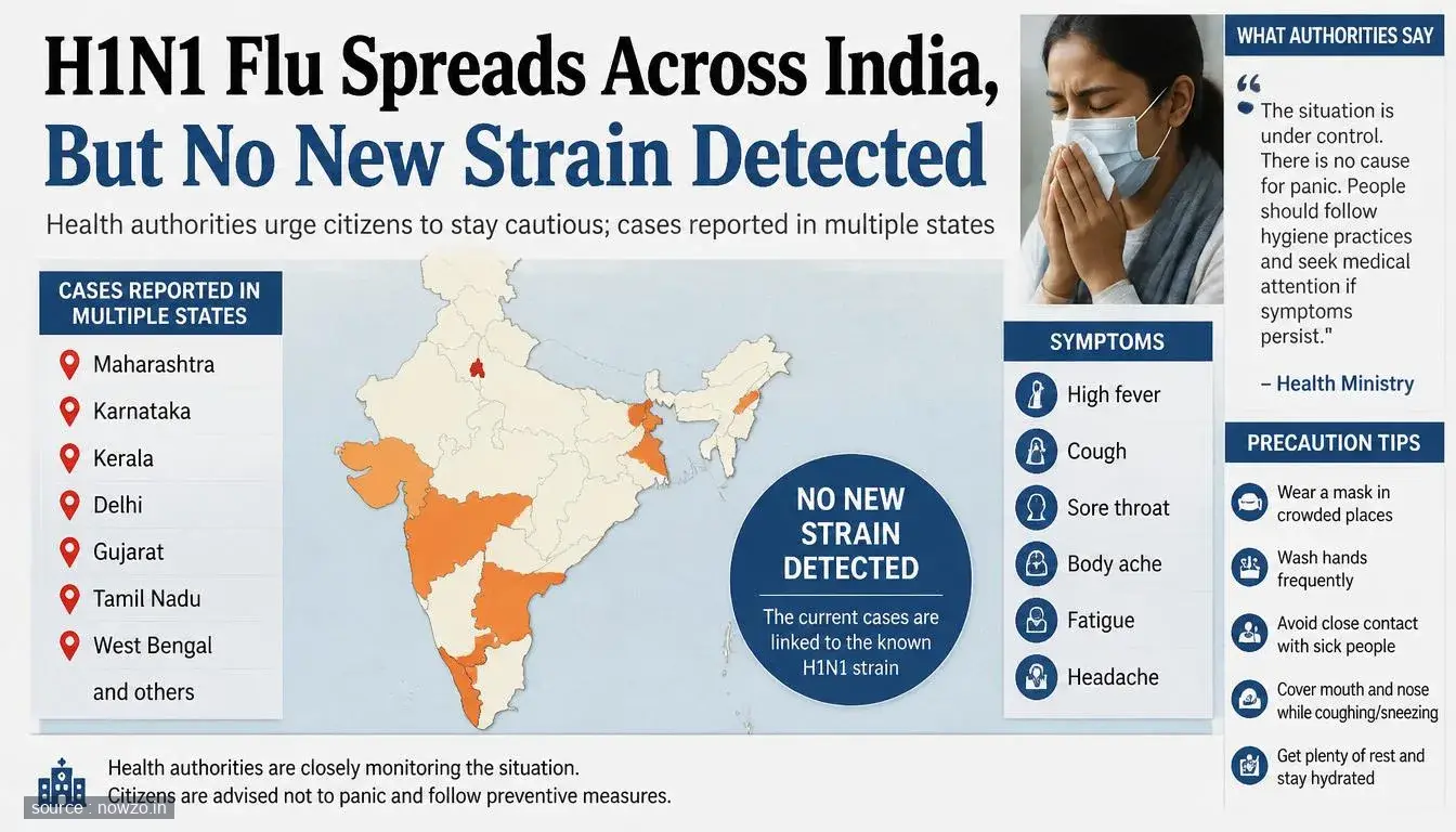 H1N1 Flu Spread in India: ICMR Reports No New Strain — Health news