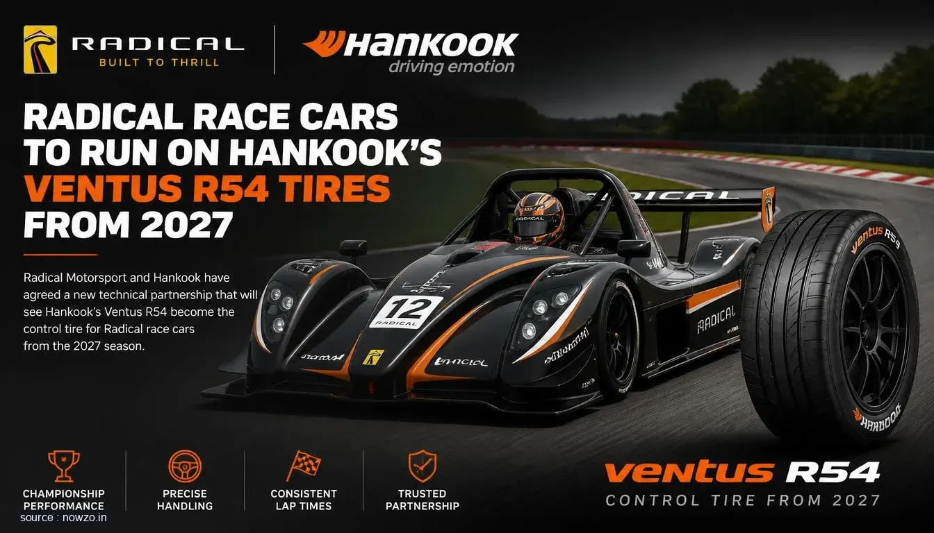 Radical Race Cars to Run on Hankook's Ventus R54 Tires from 2027