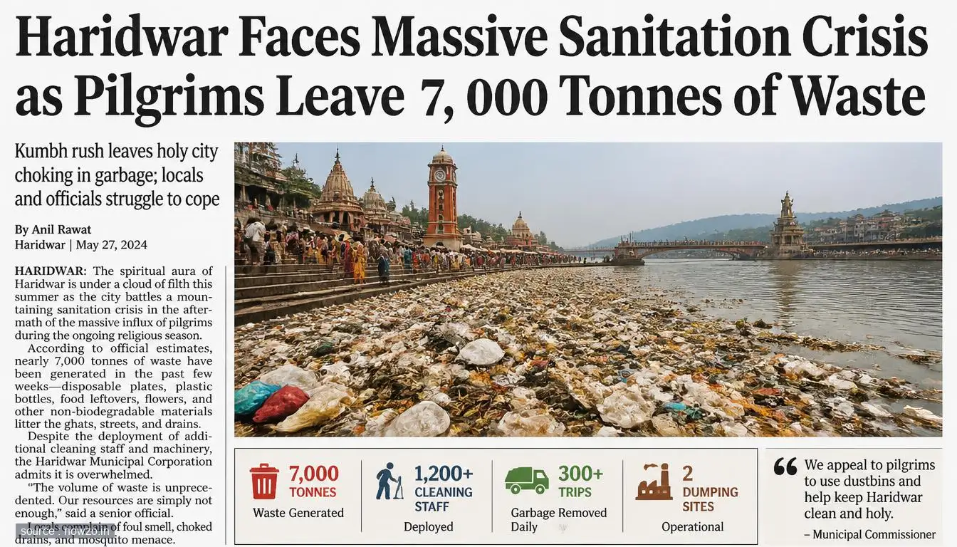 Haridwar Struggles With 7,000 Tonnes Trash After Kanwar Yatr — World news