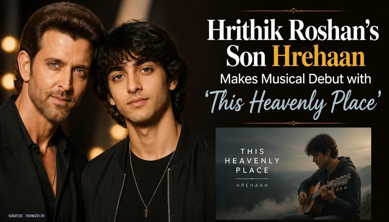 Hrehaan Roshan Singing Debut This Heavenly Place Hrithik — Entertainment news