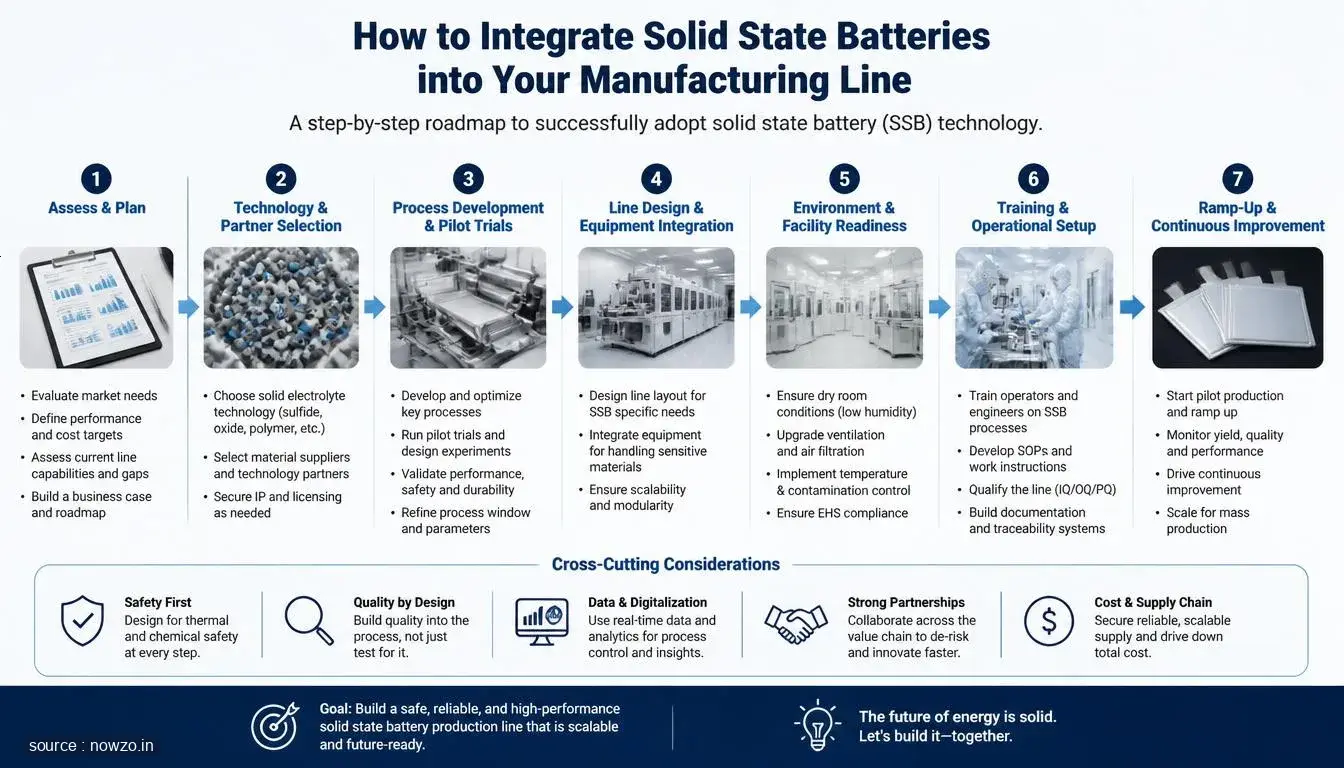 Implementing Solid State Battery Technology in Manufacturing