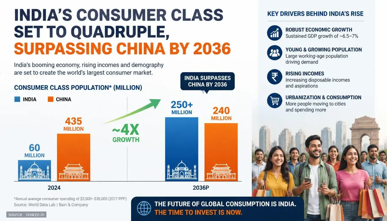 India Affluent Consumer Growth to Overtake China by 2036 — Business news