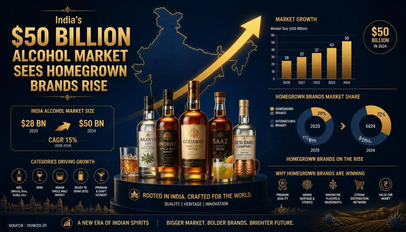 India's $50B Alcobev Market: Homegrown Brands Grow — Business news