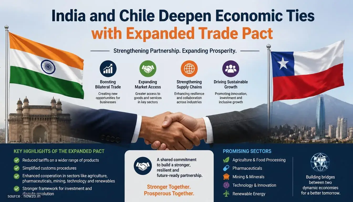 India Chile Trade Pact Expansion - Economic Partnership — Business news
