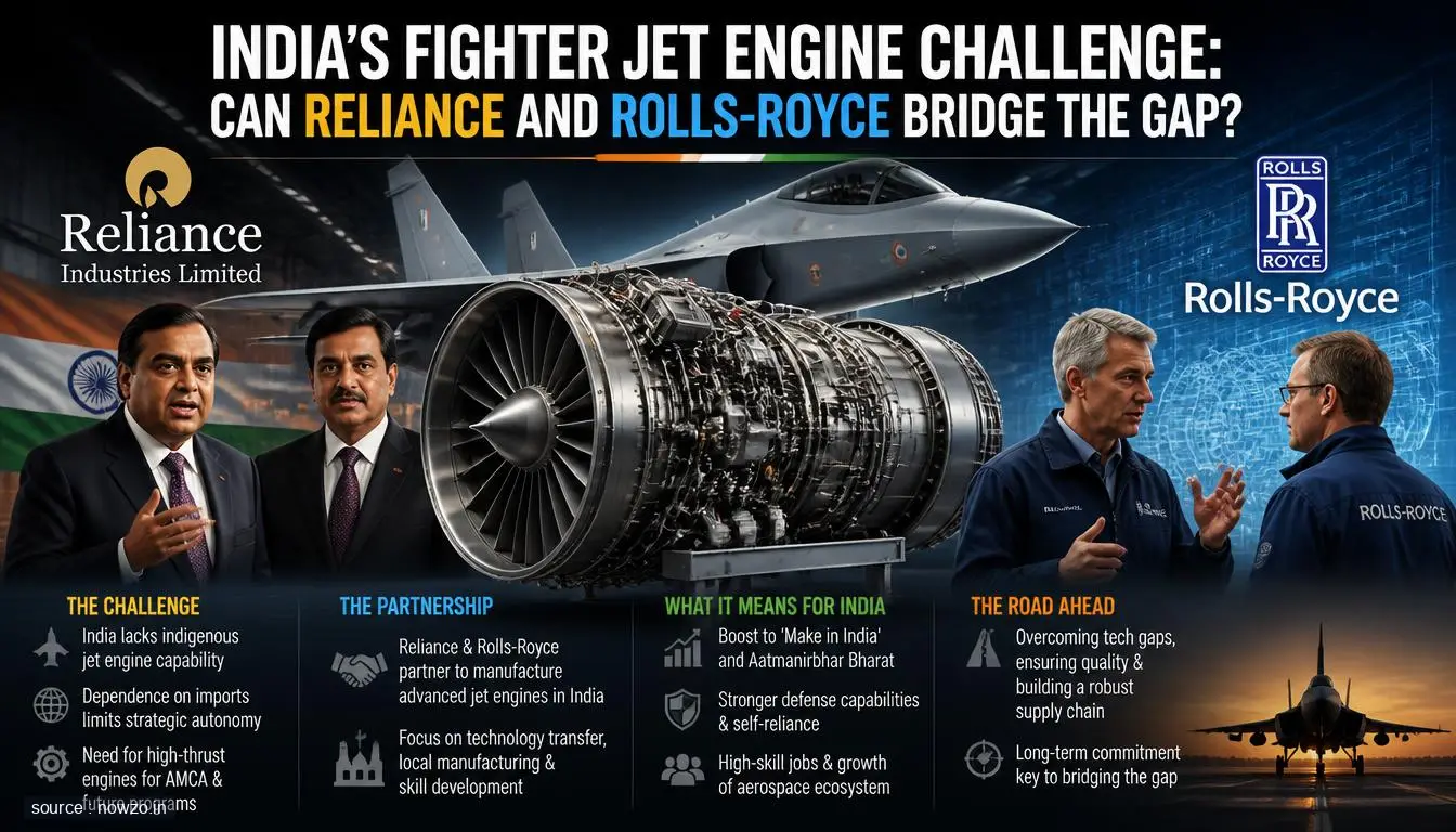 India Fighter Jet Engine: Reliance-Rolls-Royce Partnership — Business news