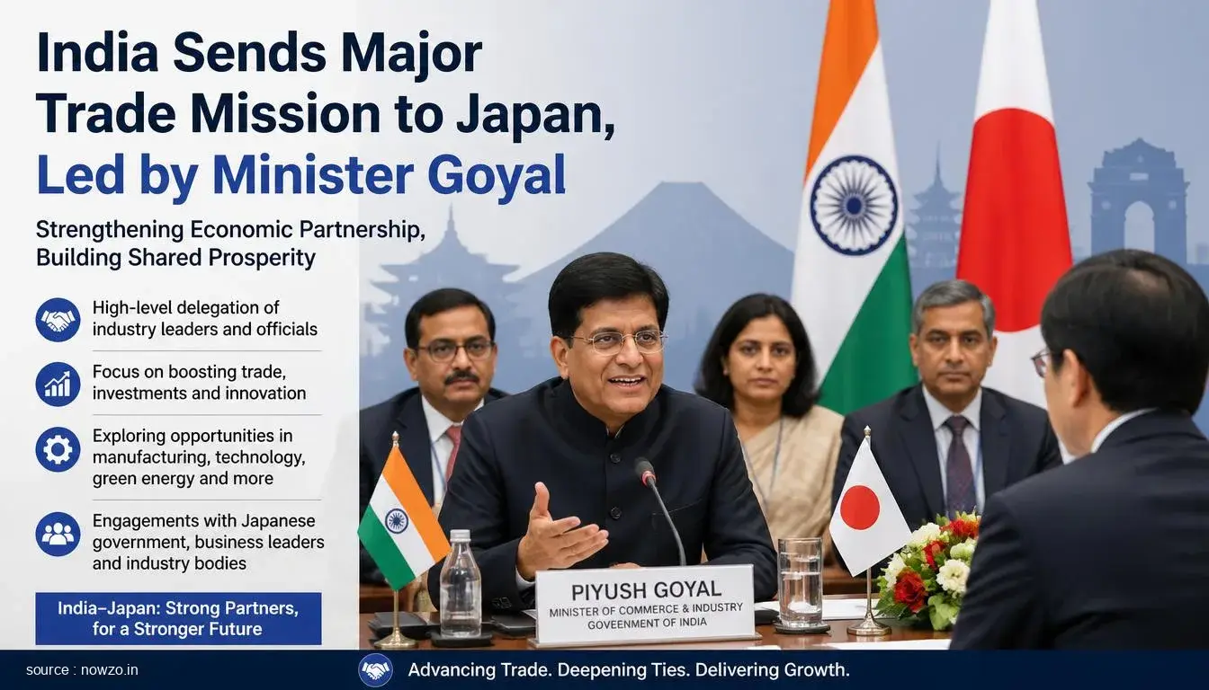 India Japan Trade Delegation Led by Piyush Goyal — Business news