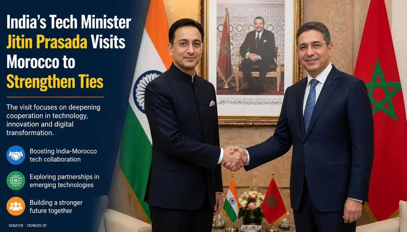 India Minister Jitin Prasada Morocco Visit Commerce Tech — Politics news