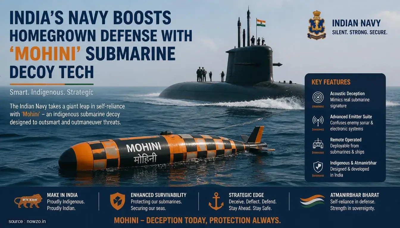 DRDO Transfers Mohini Submarine Decoy Tech to Bharat Dynamic — General news