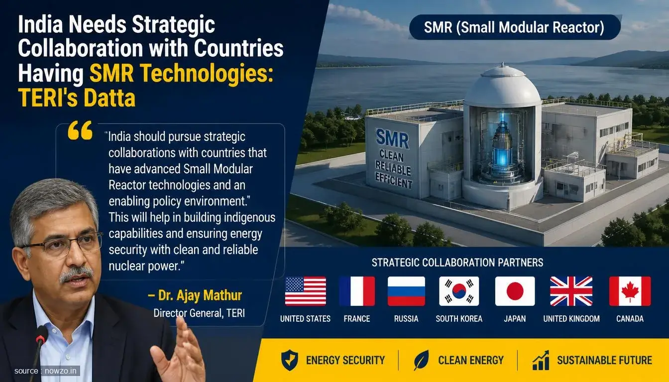 India Needs SMR Technology Collaboration: TERI's Datta — Science news