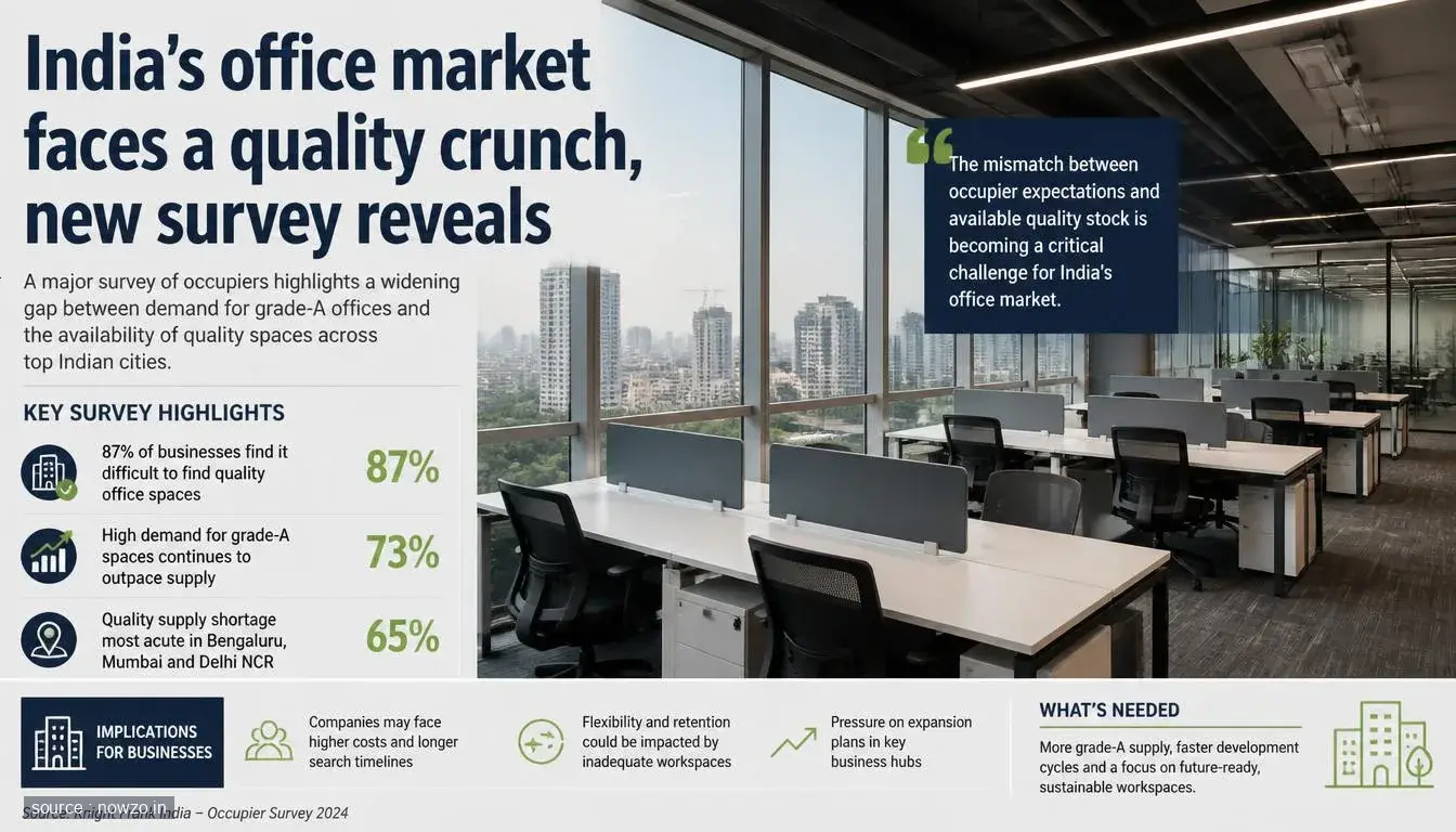 India office space quality concerns: CBRE survey 2028 — Business news