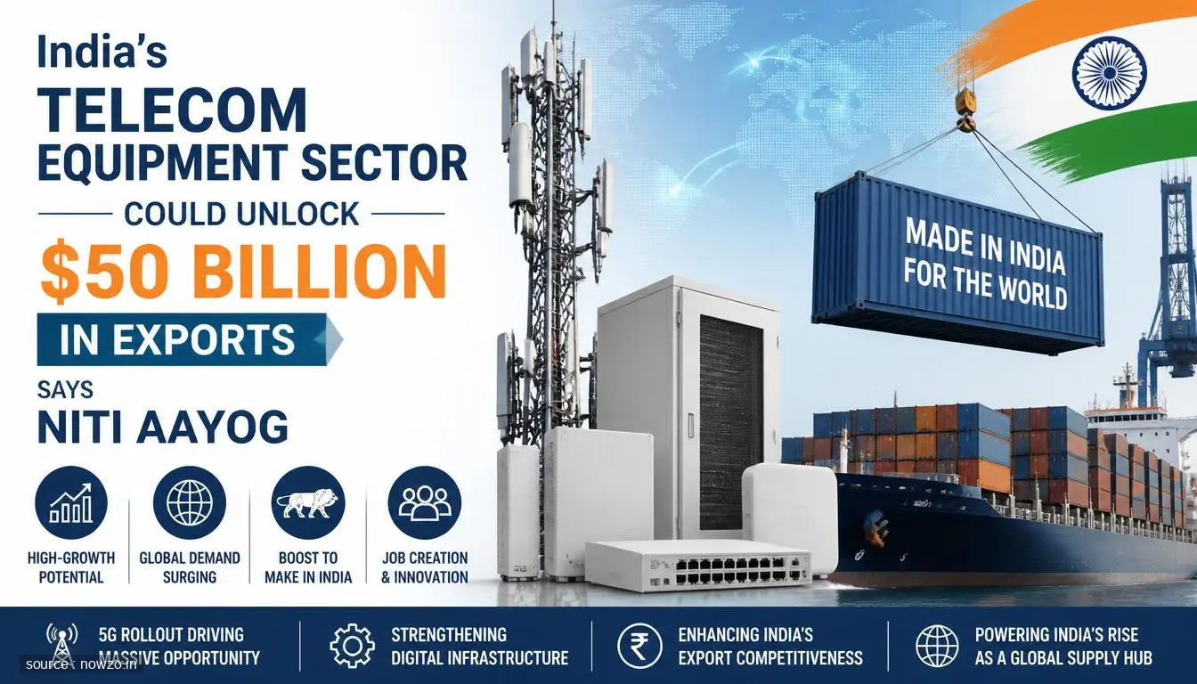 India Telecom Equipment Exports: $50 Billion Potential — Business news