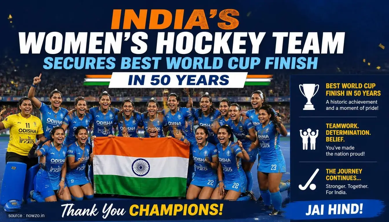 India's Women's Hockey Team Secures Best World Cup Finish in 50 Years