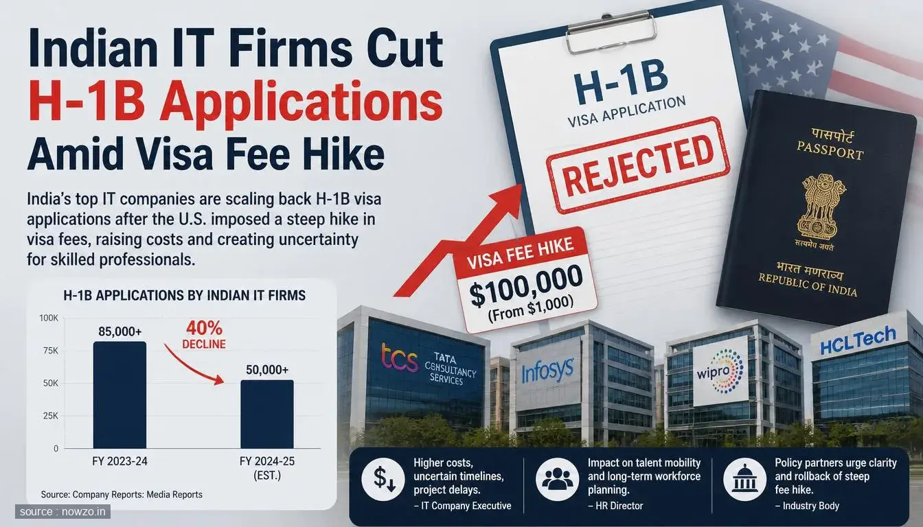 Indian IT Firms Reduce H-1B Applications — Business news