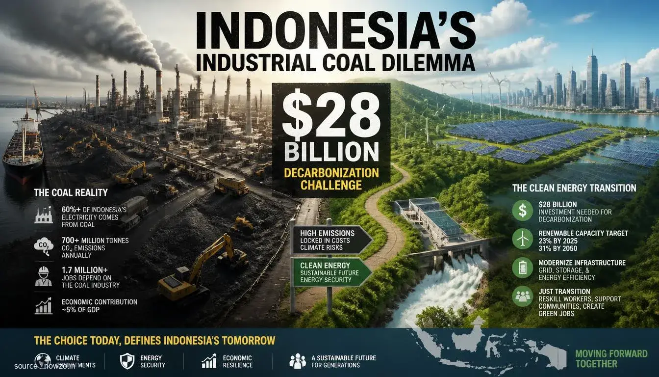 Indonesia Captive Coal Financing Decarbonization Industry — Business news