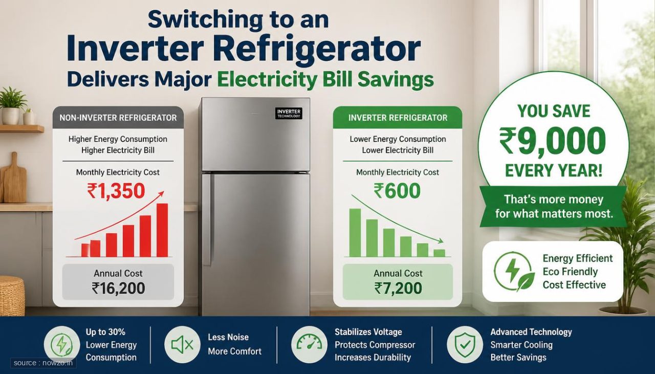 Inverter Refrigerator Upgrade Cuts Electricity Bills — Technology news