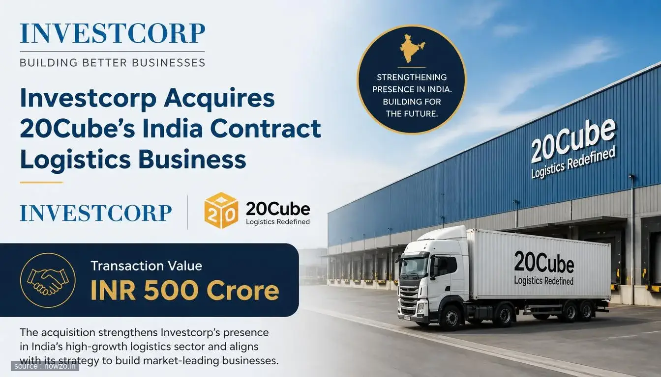 Investcorp Buys 20Cube India Logistics for INR 500 Crore — Business news