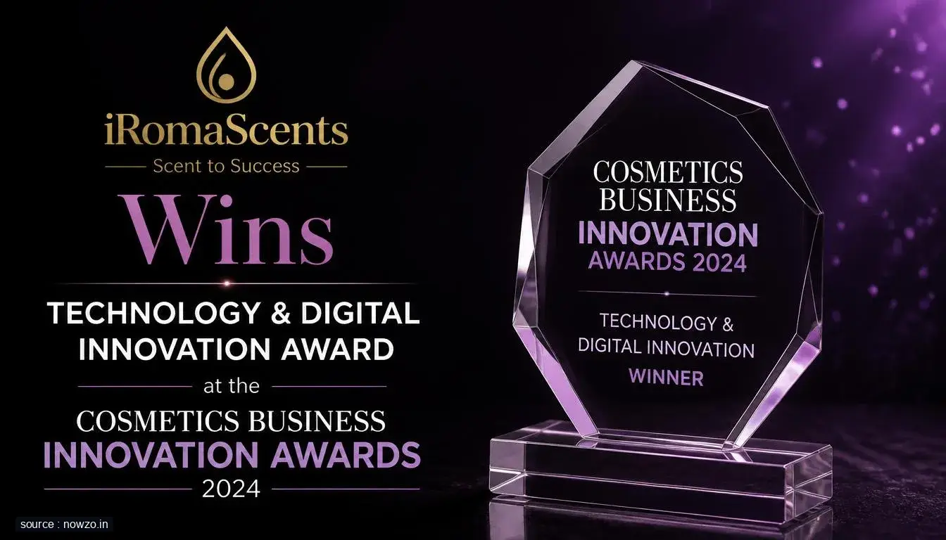 iRomaScents Wins Cosmetics Business Innovation Award