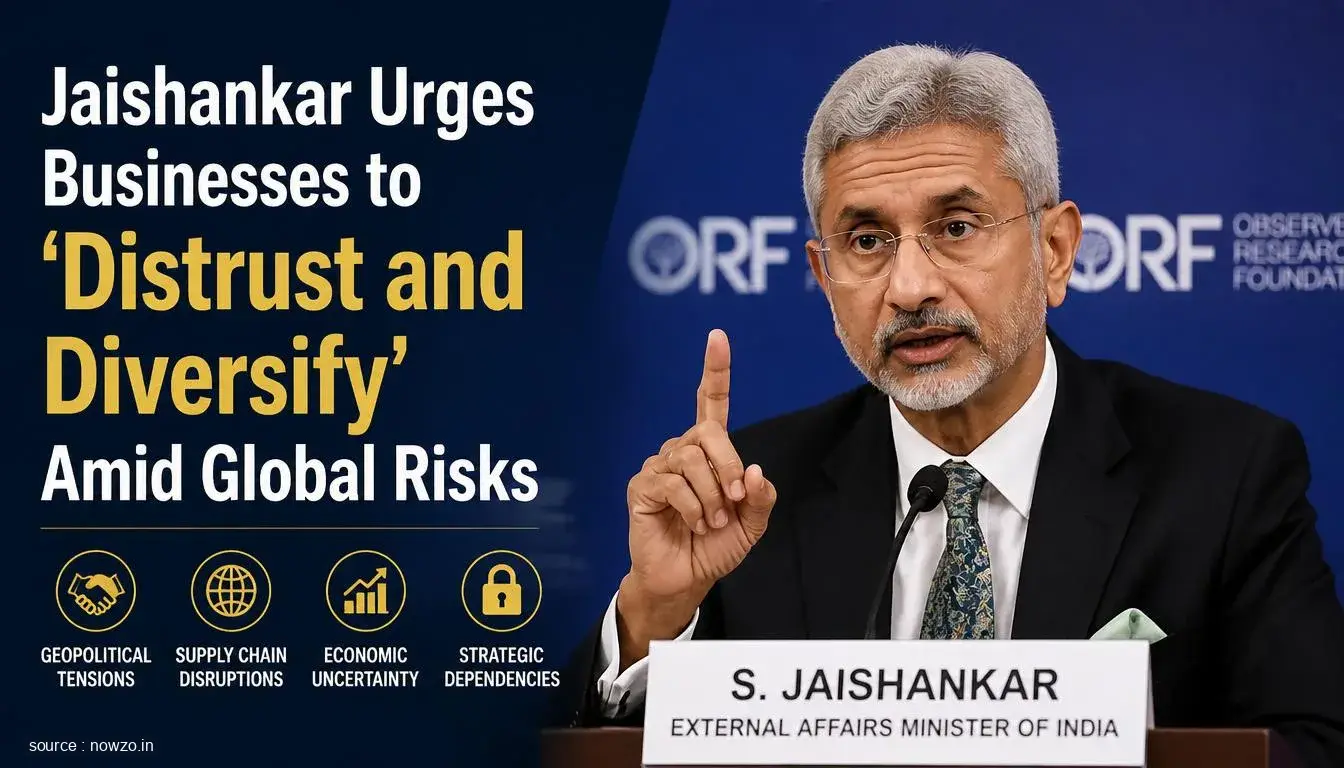 Jaishankar Business Supply Chain Diversification Global Risk
